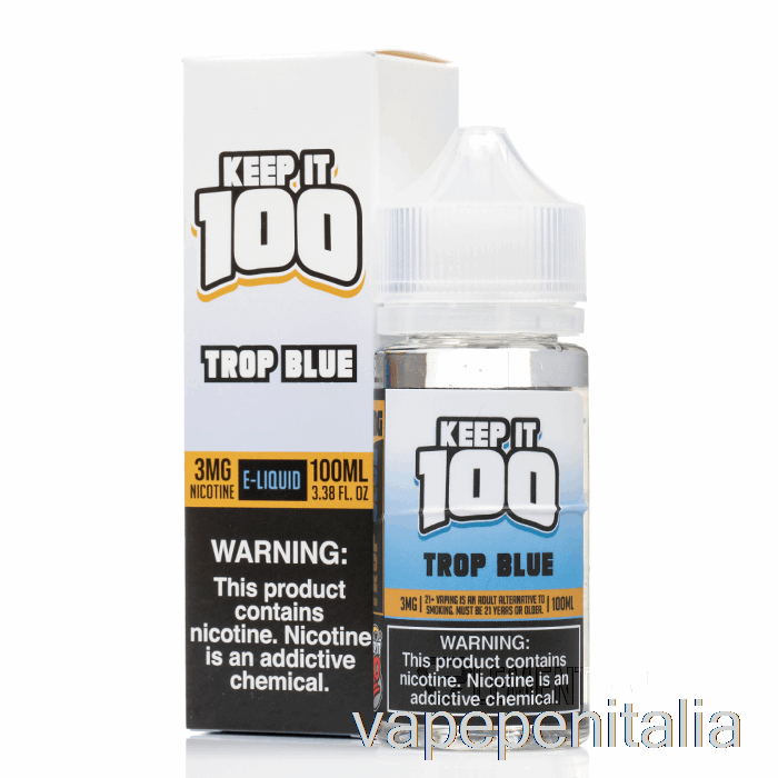 Vape Italia Trop Blue - Keep It 100 E-liquid - 100ml 6mg